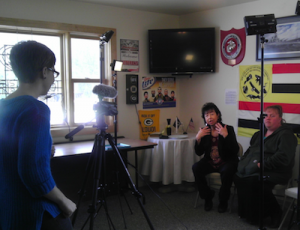 Eleanor interviews Dee and Shelley for the capital campaign promotional videos