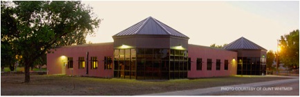 The James E. Shanley Tribal Library was opened in 2012 in Poplar, Montana. This is a brand new facility and just one of the many faces tribal libraries can have. Courtesy of http://www.fpcc.edu/library.php. 