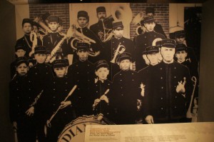 A photograph of boys at a boarding school 