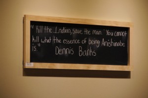 The event was made even more powerful by the exhibit surrounding us, focused on the history of the boarding school.
