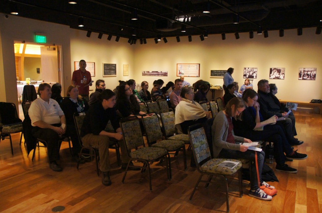 The audience of the Reader's Theater.