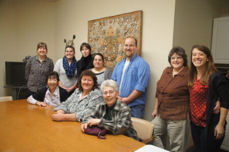 What a great meeting! Our group (from left to right): Brenna, Dee, Cassy, Erin, Rose, Jennifer, Louise, Jake, Carmen, Robin